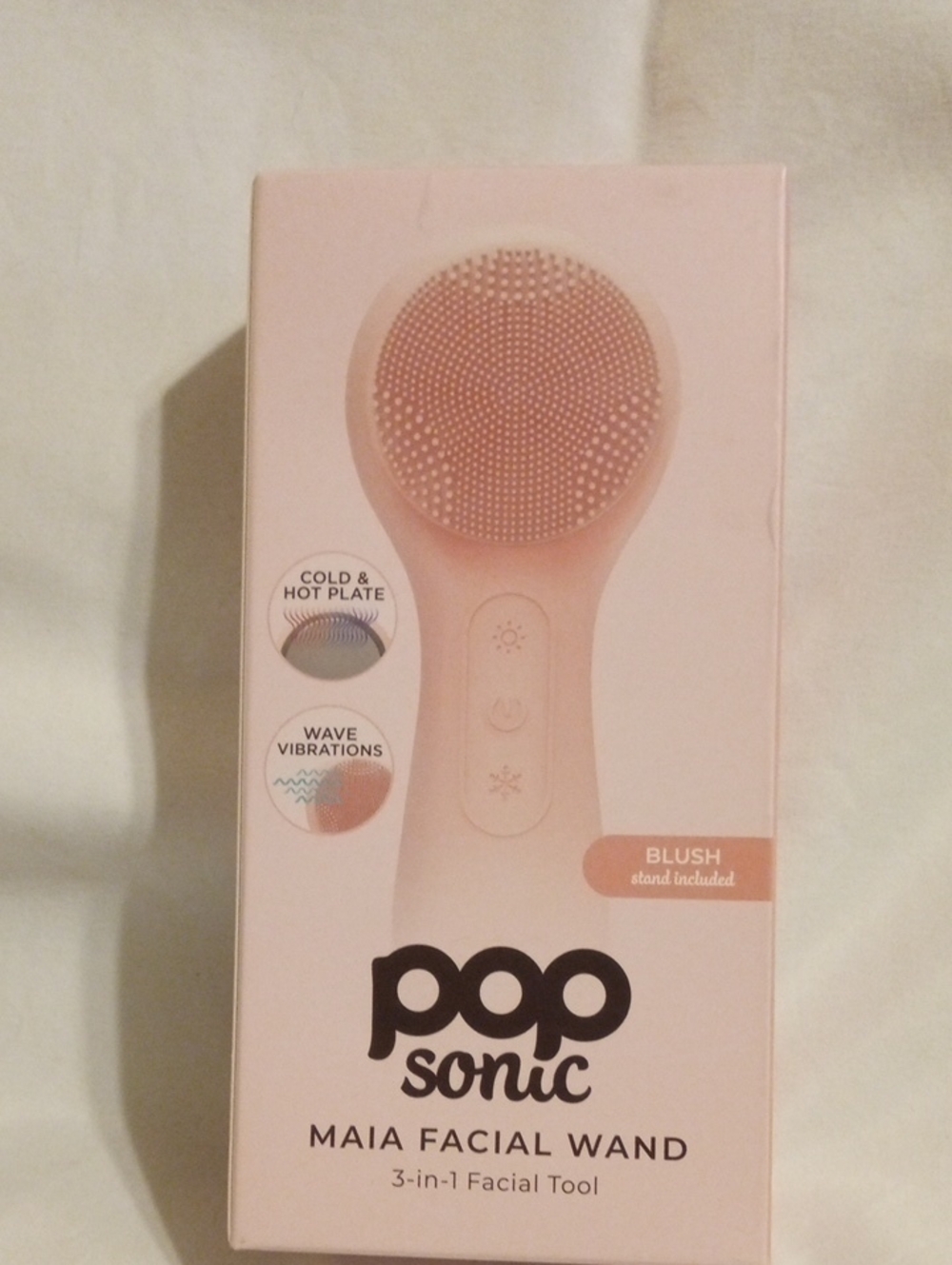 Pop Sonic Maia Facial Wand - Blush Pink